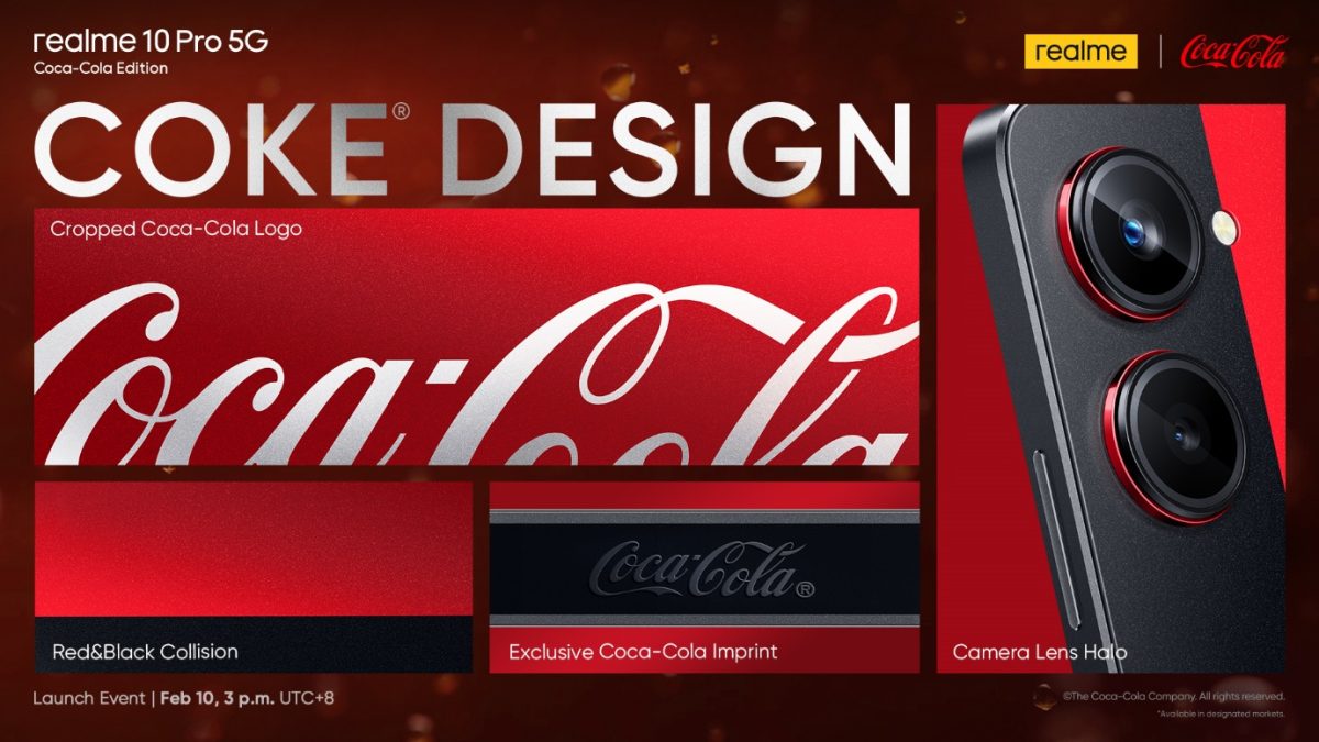 realme 10 Pro 5G Coca-Cola Edition è ufficiale, ma non arriverà in Italia 5 realme coca cola 4