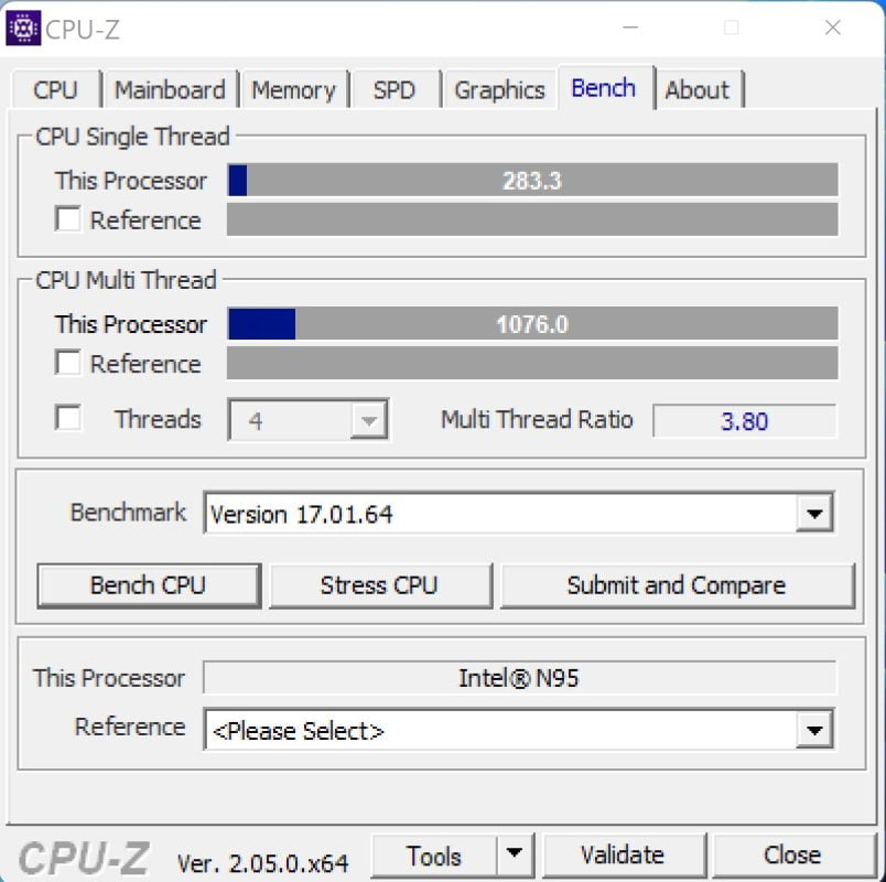 benchmark nipogi GK3 Plus 1