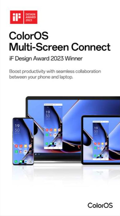 <strong>OPPO COLOROS 13 VINCE SEI PREMI AGLI IF DESIGN AWARDS 2023</strong> 6 oppo color os 13 if 1