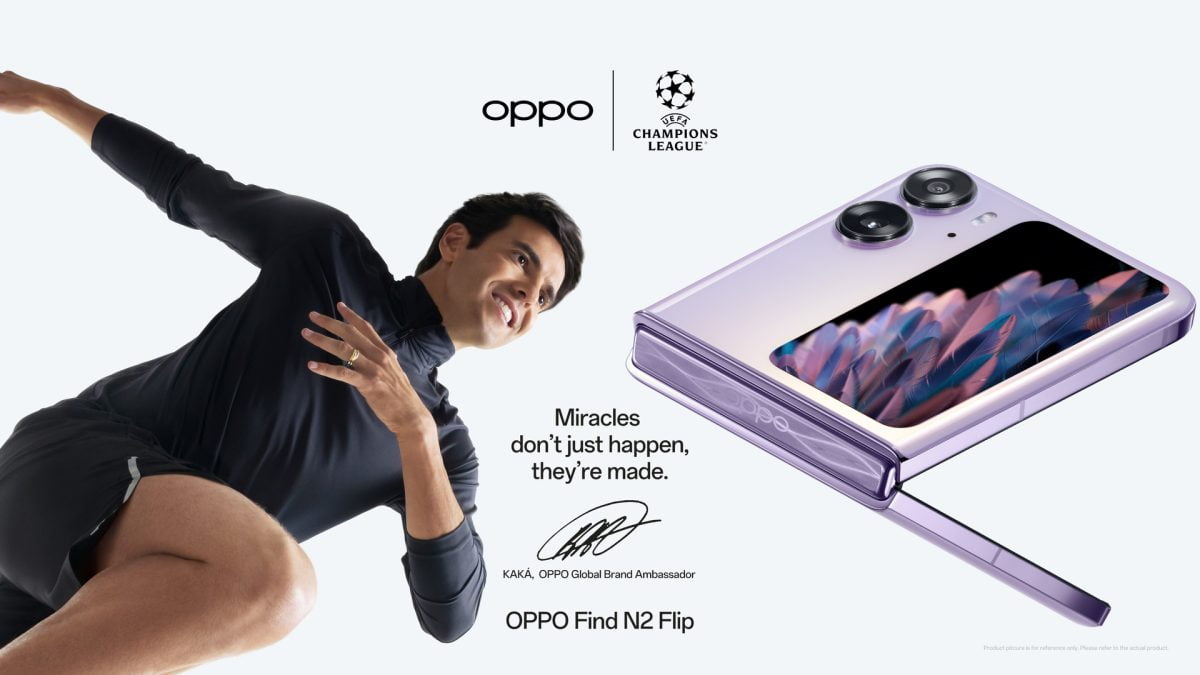 Badge KAKÀ is OPPO's new global brand ambassador for the UEFA CHAMPIONS LEAGUE