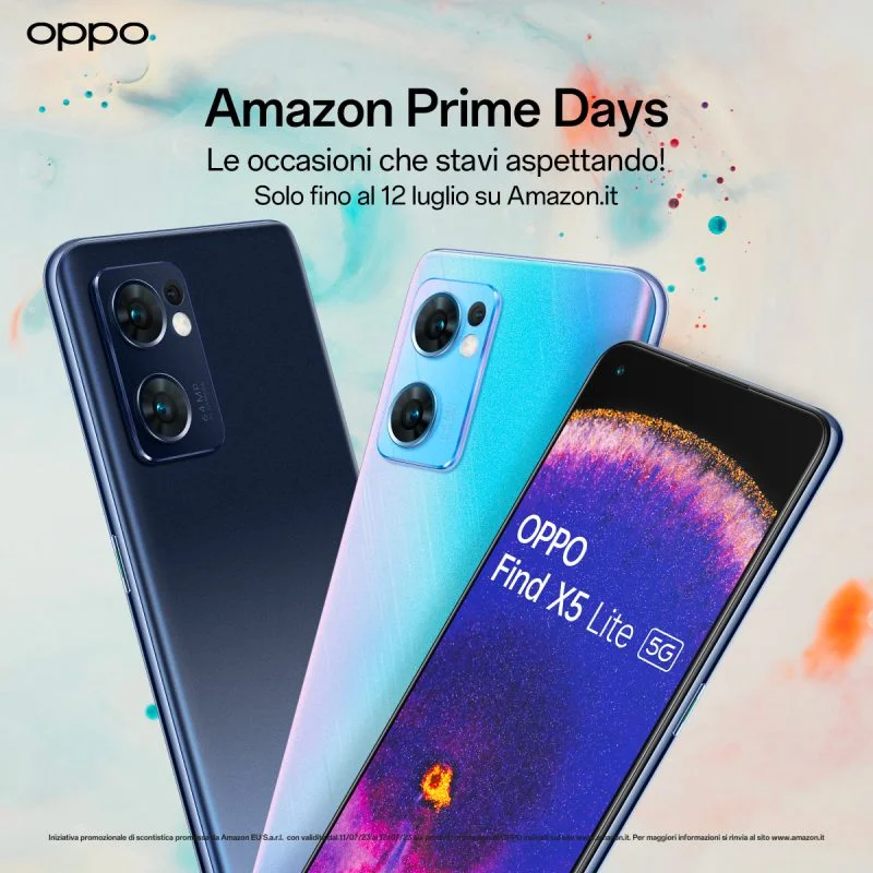 AMAZON PRIME DAY & OPPO DAYS 2023: 48 ORE DI SCONTI ESCLUSIVI SULL’ECOSISTEMA OPPO 2 Amazon PrimeDay