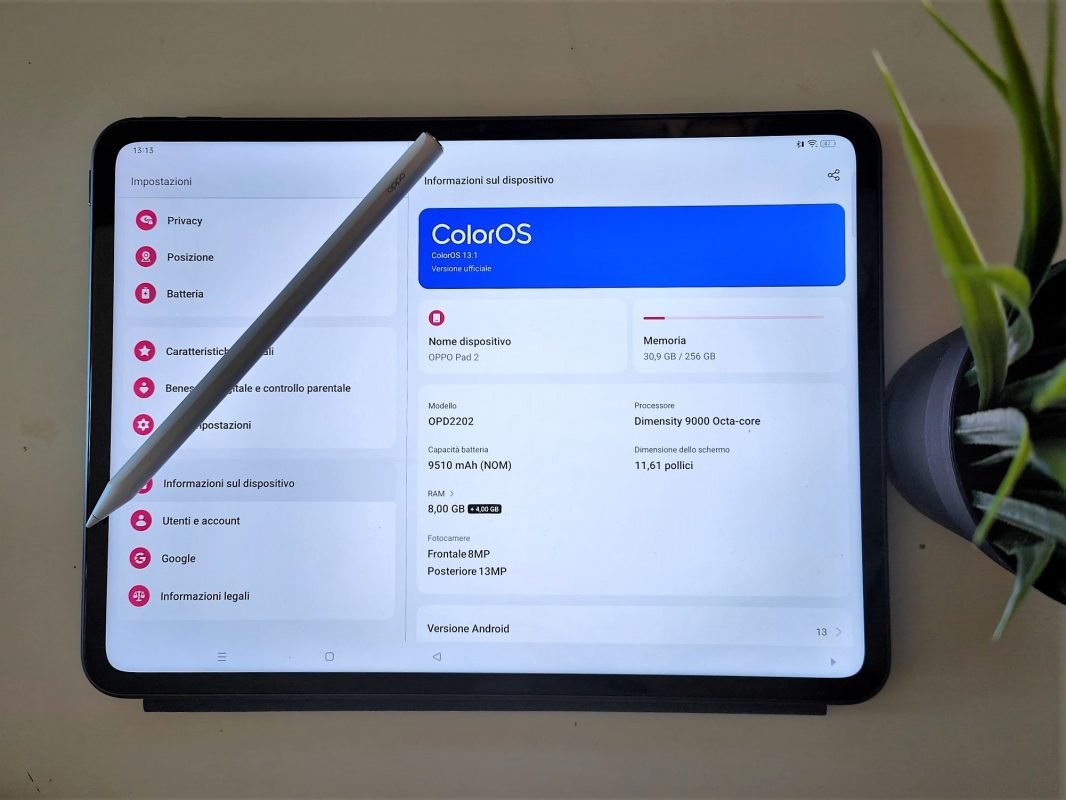 Recensione OPPO Pad 2 con accessori: Un versatile compagno di lavoro e svago 17 OPPO PAd 2 recensione TZ 32