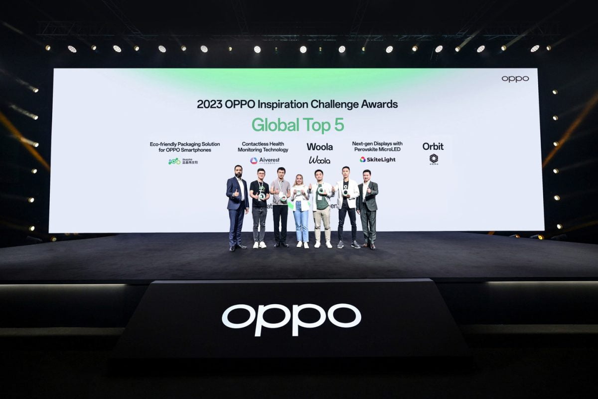 1. The five winning teams of the 2023 OPPO Inspiration Challenge 1