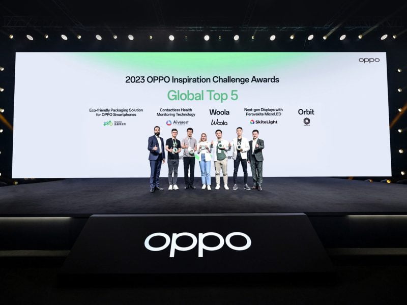 1. The five winning teams of the 2023 OPPO Inspiration Challenge 1