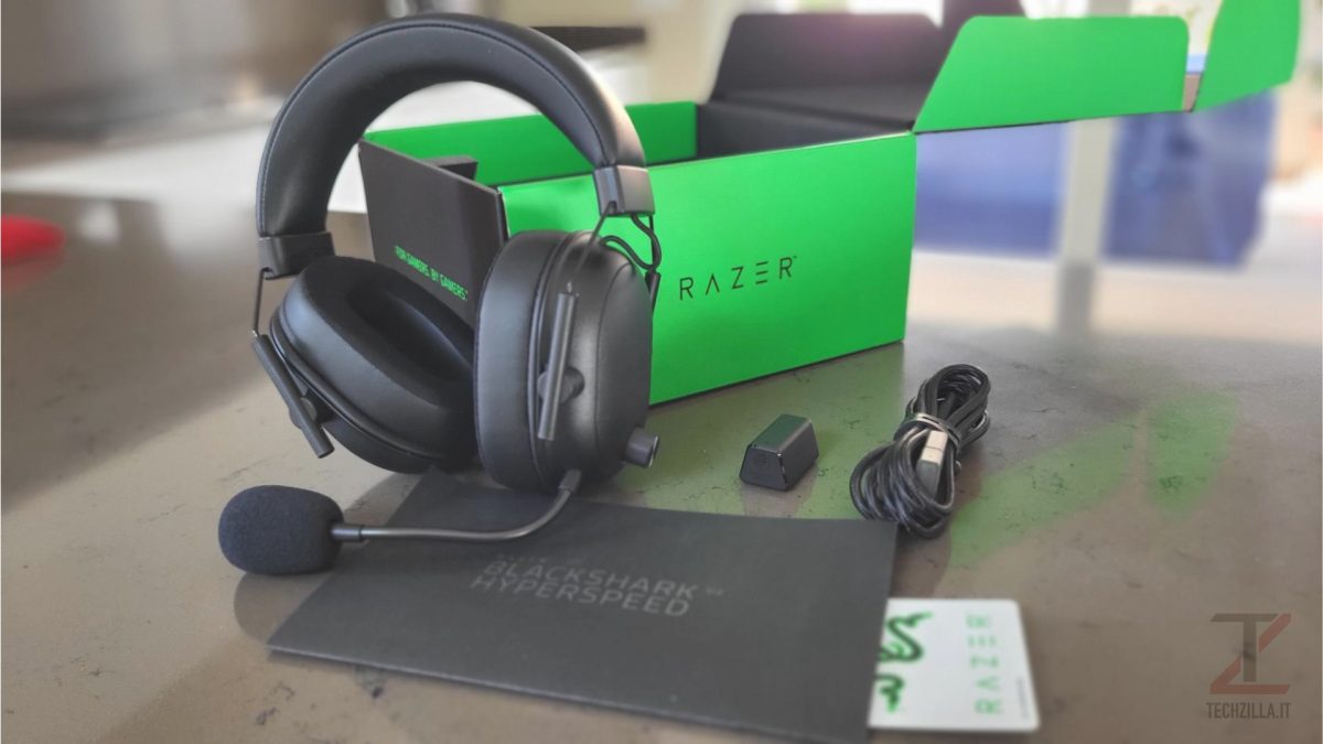 Recensione Razer Blackshark V2 Hyperspeed • La cuffia gaming, ideale per la mobilità 3 Razer Blackshark V2 Hyper interno