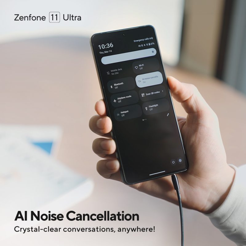 1200x1200 Zenfone 11 Ultra AI Noise Cancellation
