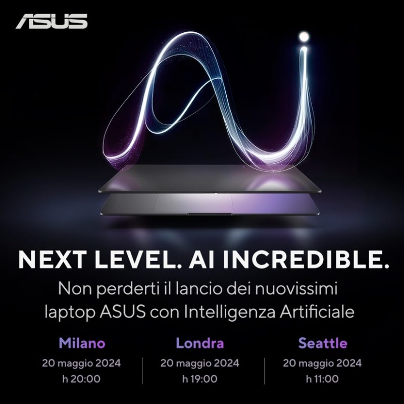 ASUS annuncerà i suoi primi laptop con Intelligenza Artificiale durante l’evento online Next Level. AI Incredible 2 image002 2