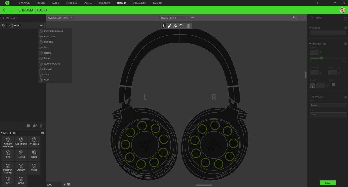 Recensione Razer Kraken v4 - Le cuffie definitive per il gaming 8 razer Synapse