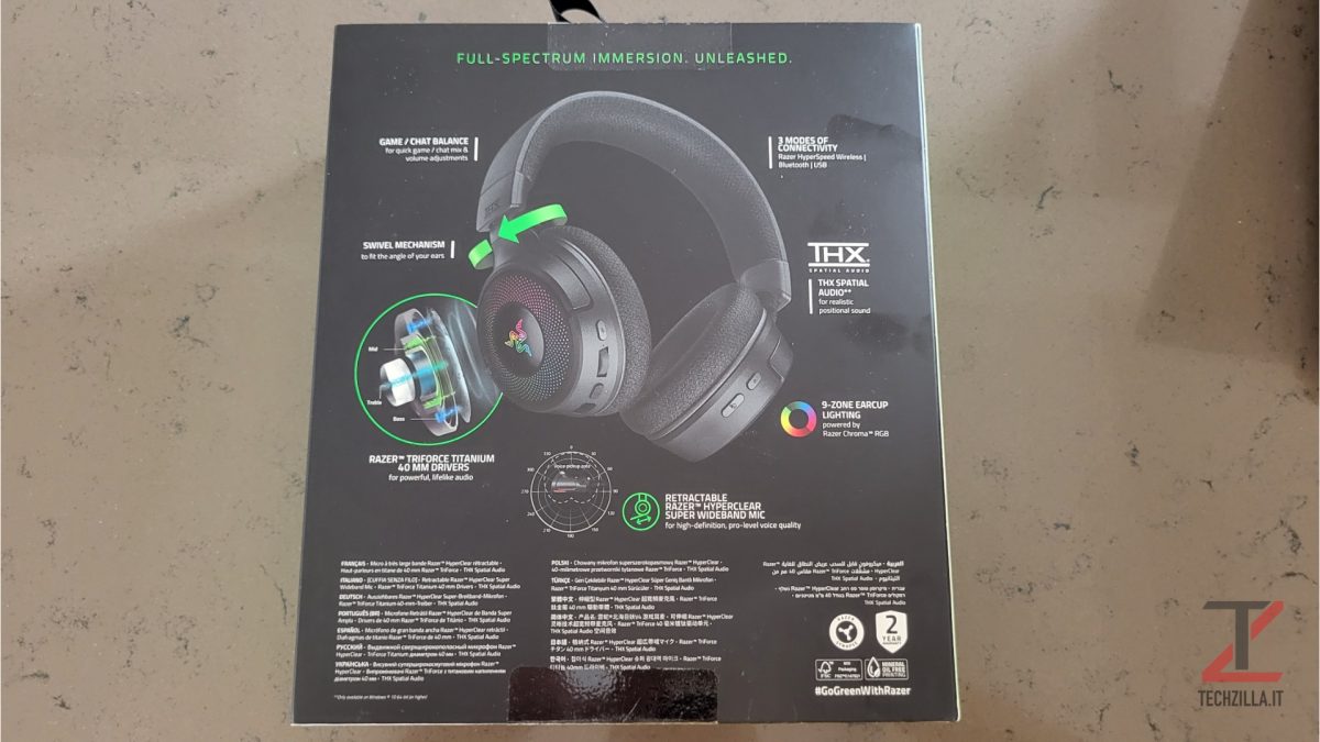 Recensione Razer Kraken v4 - Le cuffie definitive per il gaming 23 Razer Kraken v4 Retro