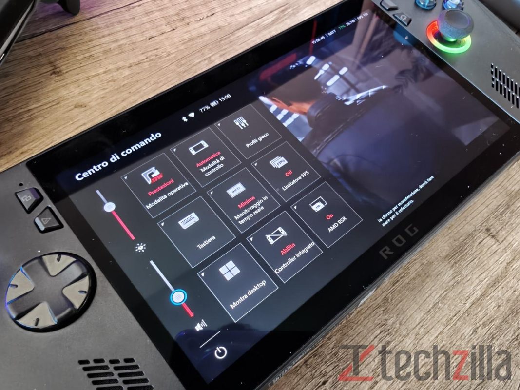 Recensione ASUS Rog Ally X: Il Futuro del Gaming Portatile 15 Recensione ASUS Rog Ally X TZ 34 Grandi