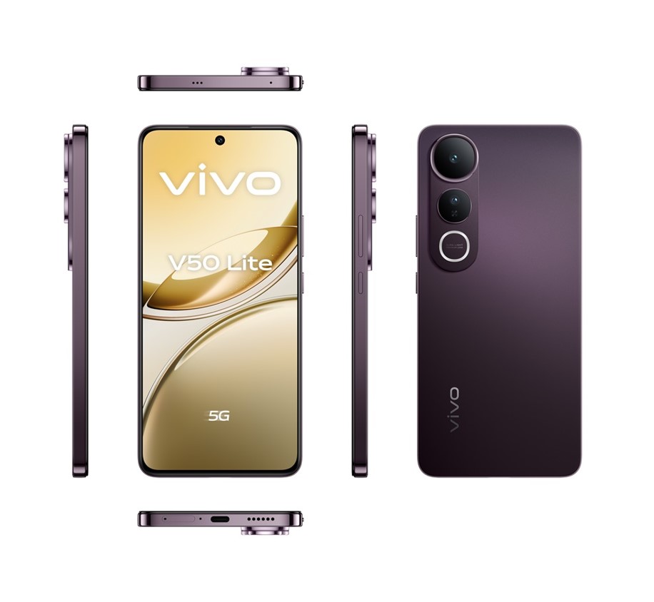 vivo V50 Lite 5G ITA Black Front Rear