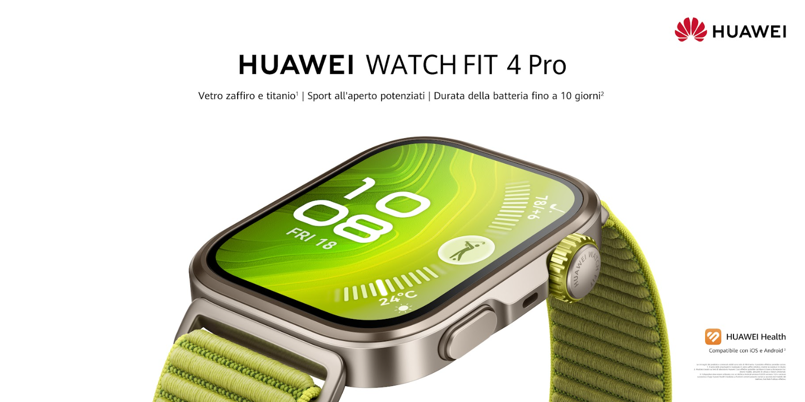 HUAWEI presenta i nuovi Watch Fit 4, Watch 5 e FreeBuds 6 19 HUAWEI WATCH 4 4 PRO 1 edited