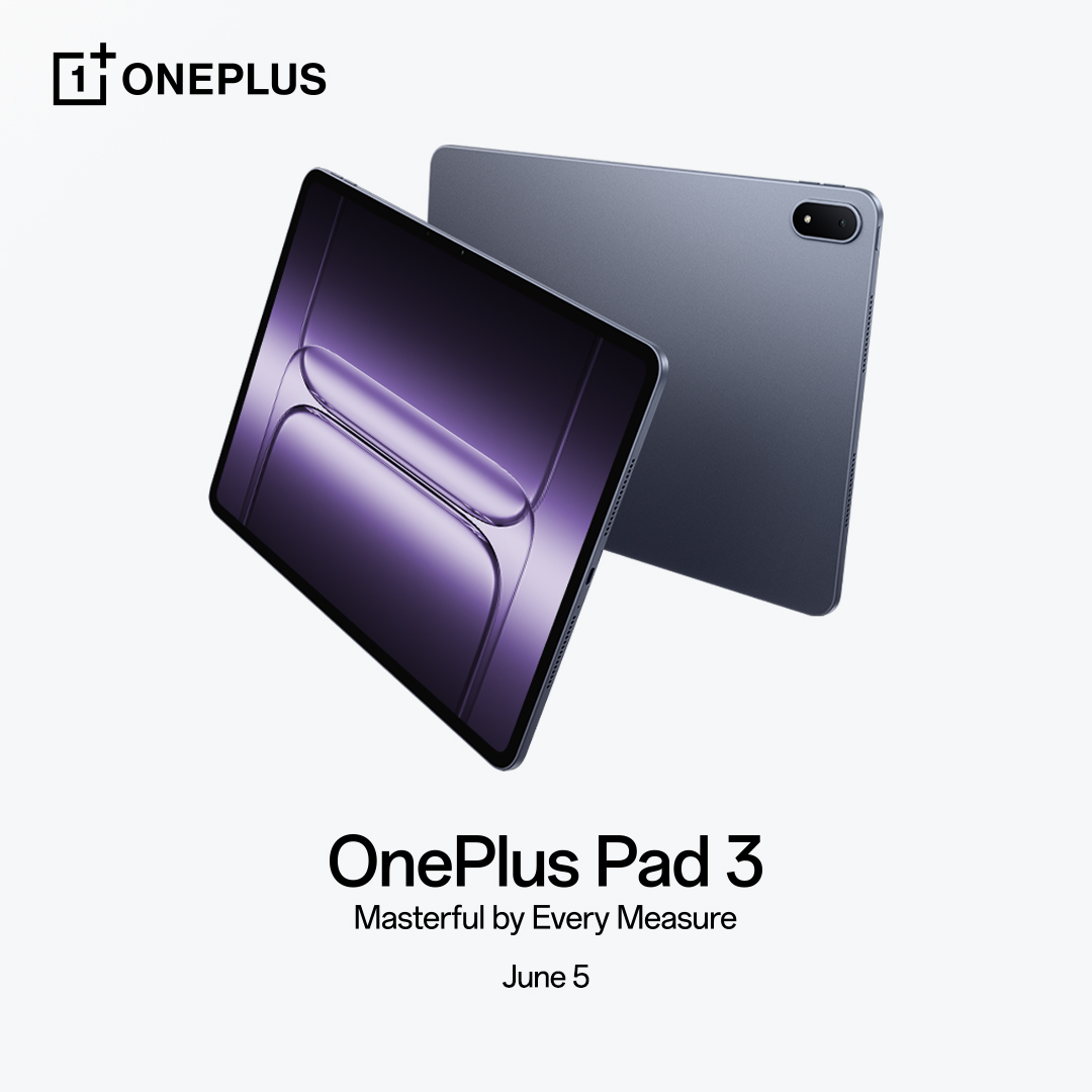 OnePlus Pad 3 arriva il 5 giugno, ecco le offerte Early Bird 2 KV OnePlus Pad 3 Announcement