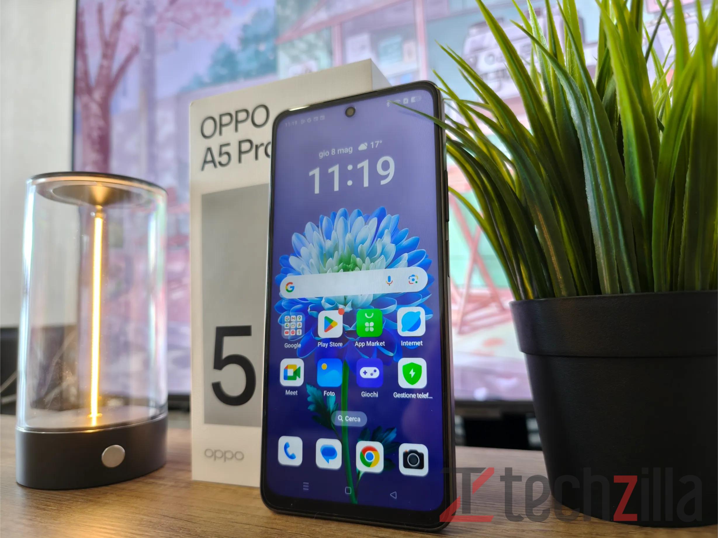 Recensione OPPO A5 Pro 5G: un compagno 5G solido e pronto a tutto 22 Recensione OPPO A5 Pro 5G Tz 23