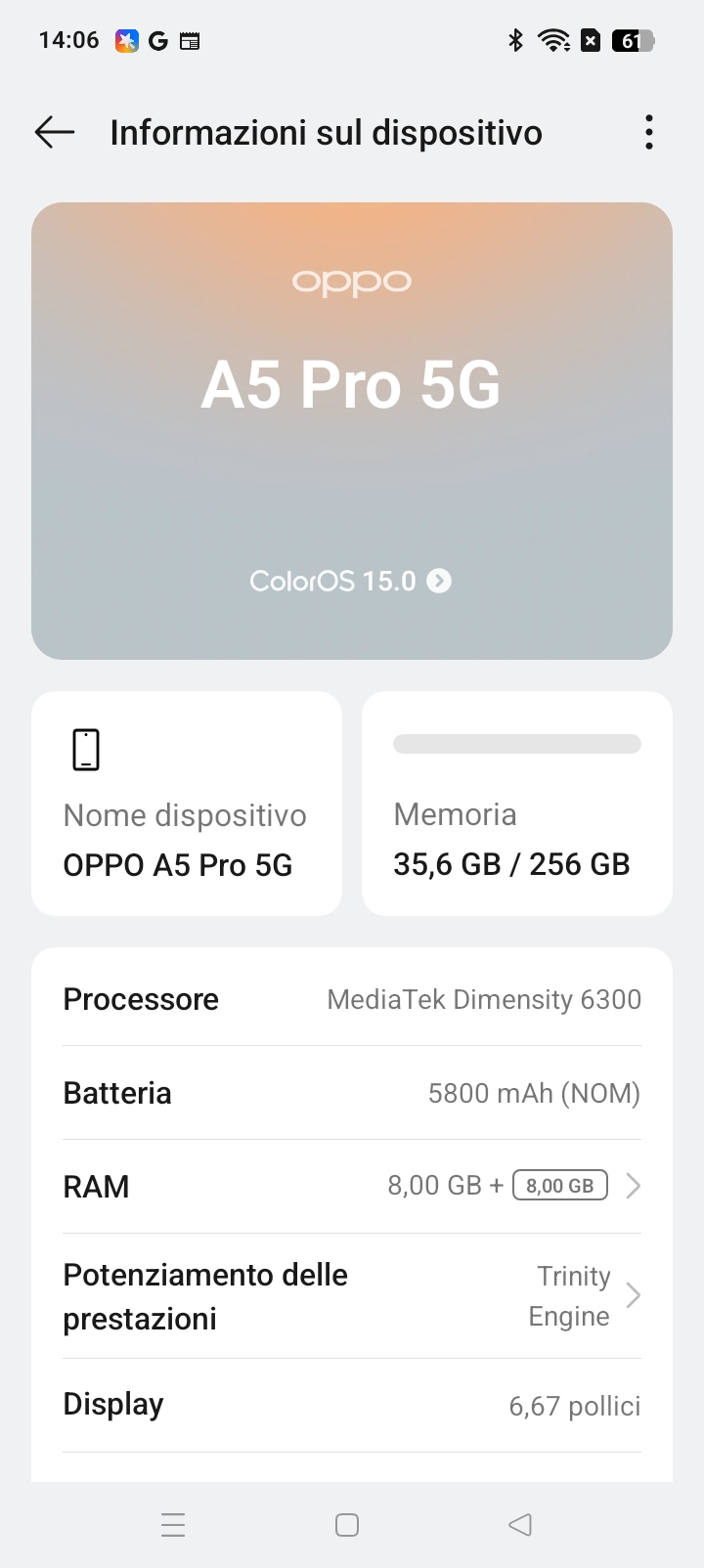 Recensione OPPO A5 Pro 5G: un compagno 5G solido e pronto a tutto 11 foto a5 pro oppo tz 19