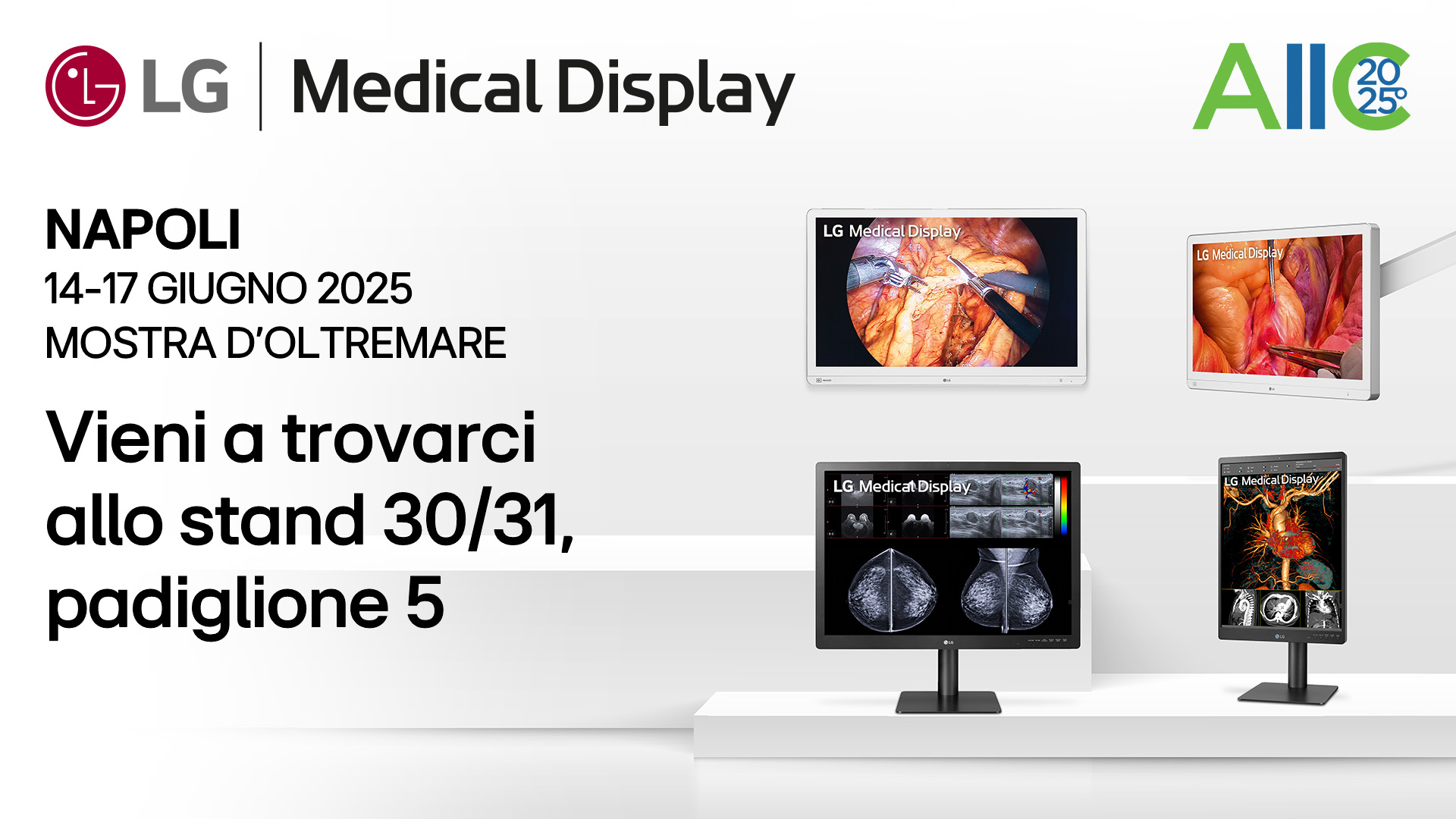 LG al Convegno AIIC 2025: tecnologie medicali innovative per una sanità più sostenibile 4 AIIC Medical event