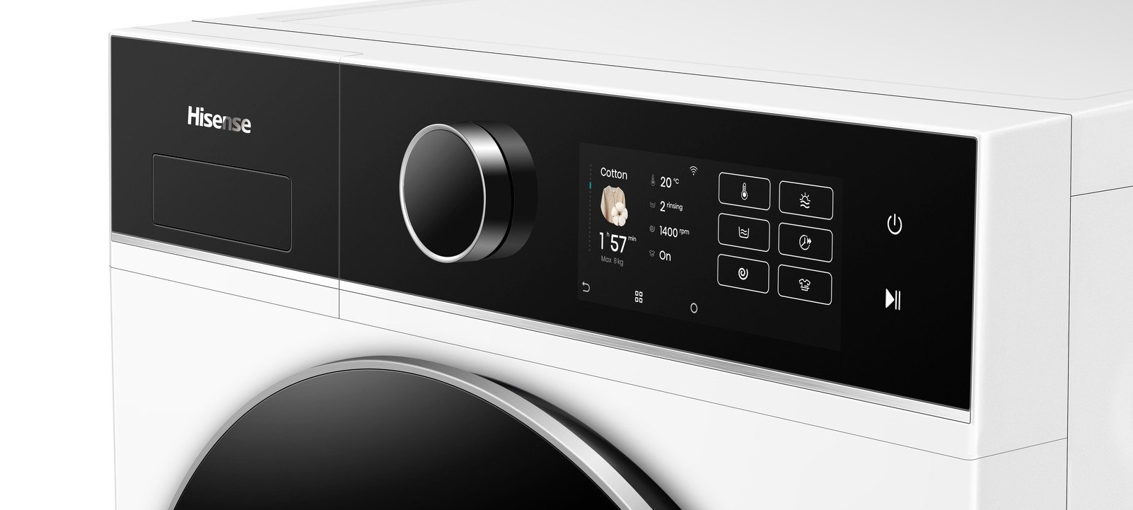Hisense lancia in Italia le nuove lavatrici smart Serie 5i 6 1272033