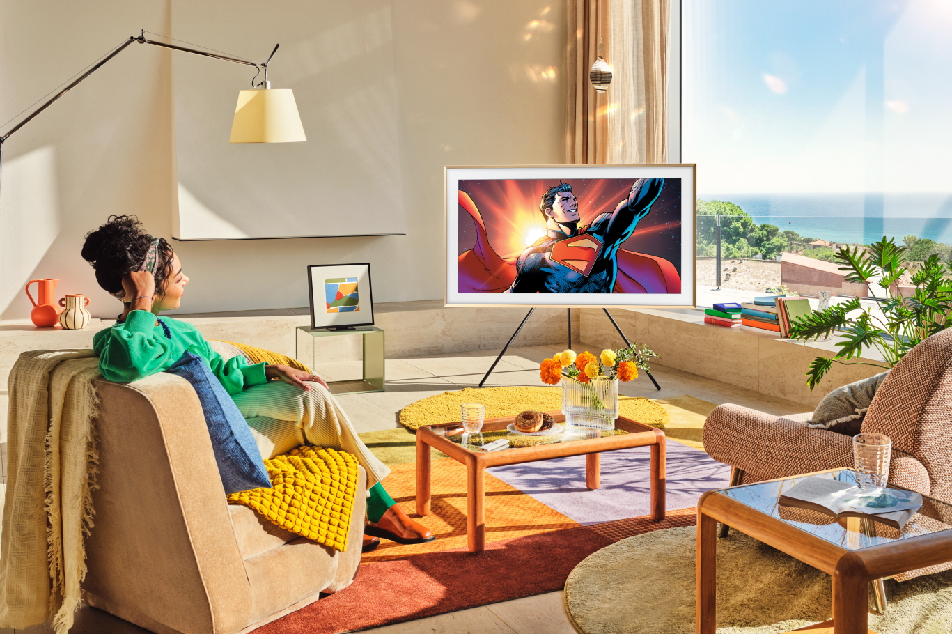 Warner Bros. e DC Studios insieme per un’esperienza “Super Grande” con Superman e i TV Samsung 3 A Superman art work at The Frame Pro via Samsung Art Store