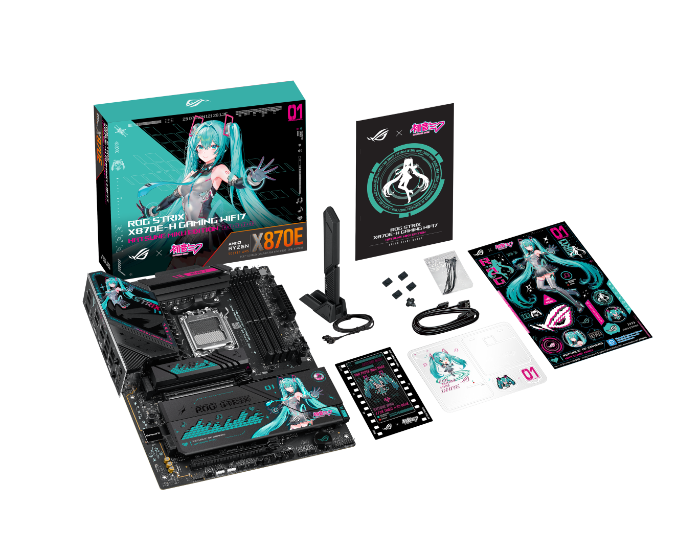 ASUS ROG x Hatsune Miku: una collezione unica tra potenza gaming e stile virtuale 21 Whats inside the Box M 拷貝